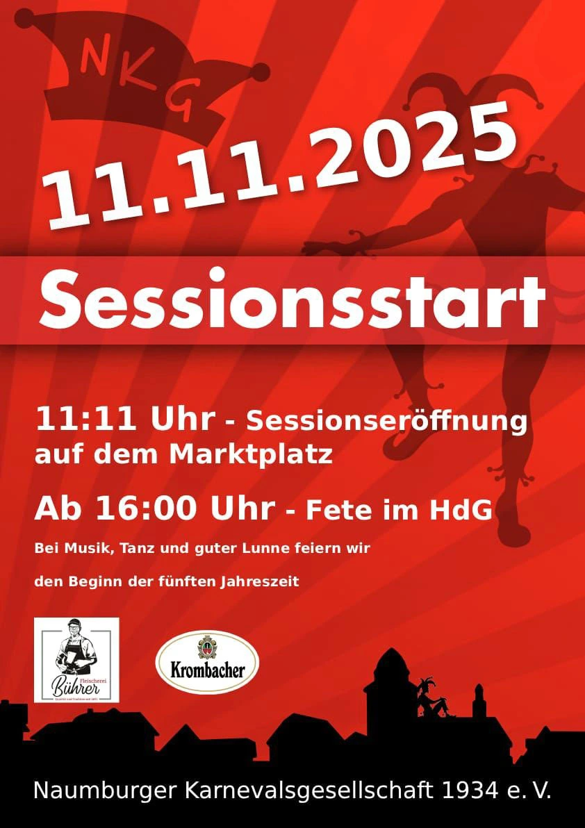 Plakat Sessionseröffnung 2025/2026