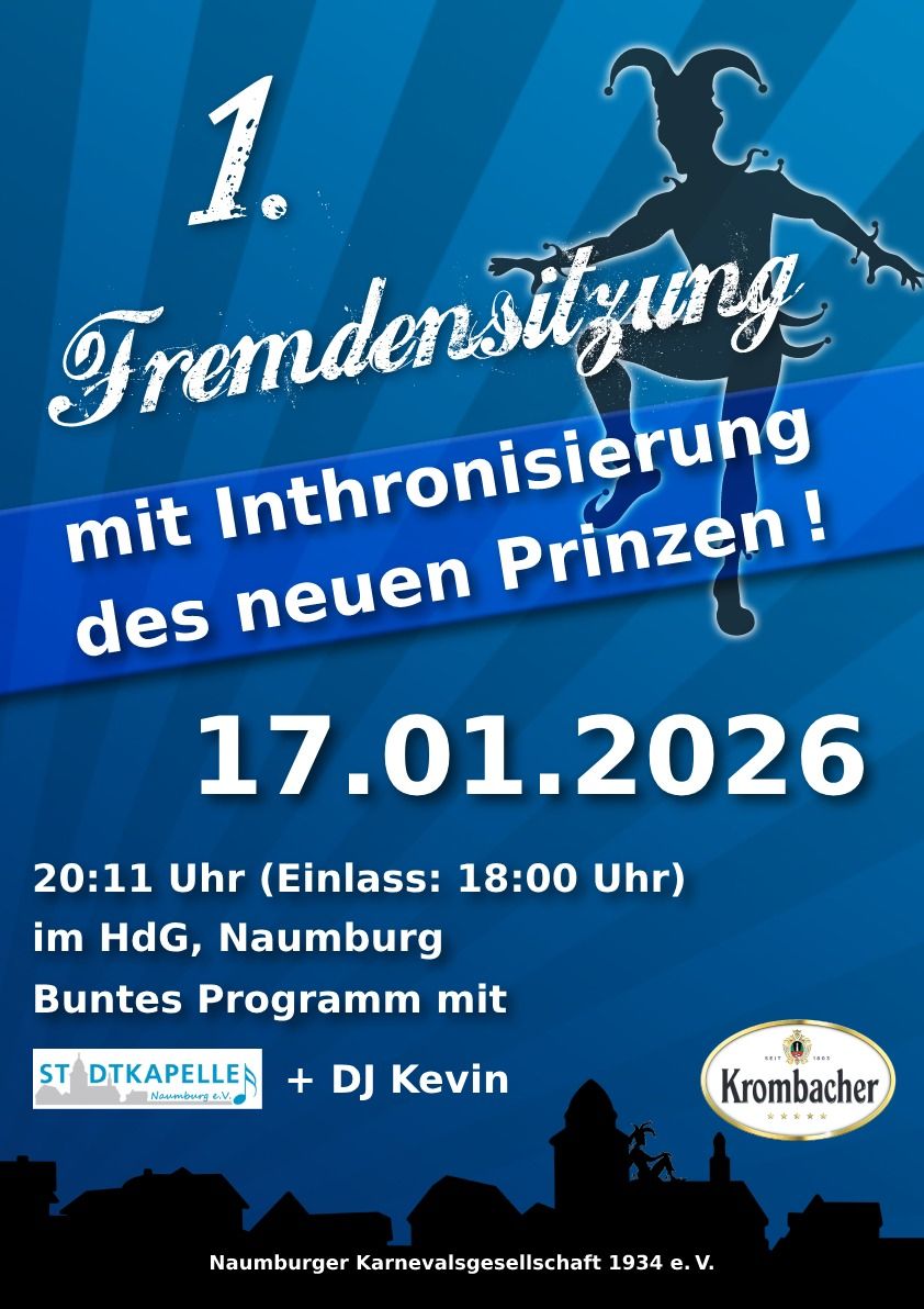 Erste Fremdensitzung der NKG am 17.2.2026