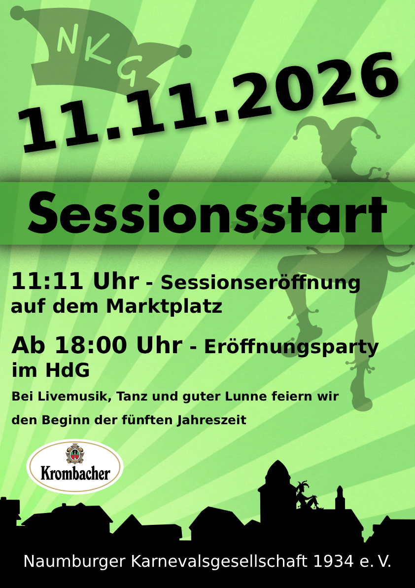 Karnevalseröffnung der Session 2026/2027
