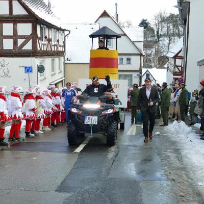 Rathaussturm am Rosenmontag 2026 in Naumburg