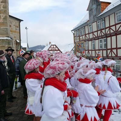Rathaussturm am Rosenmontag 2026 in Naumburg