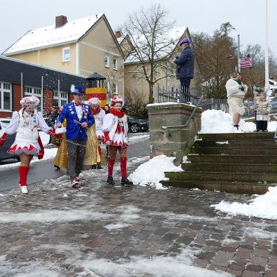 Rathaussturm am Rosenmontag 2026 in Naumburg