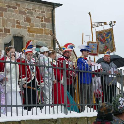 Rathaussturm am Rosenmontag 2026 in Naumburg