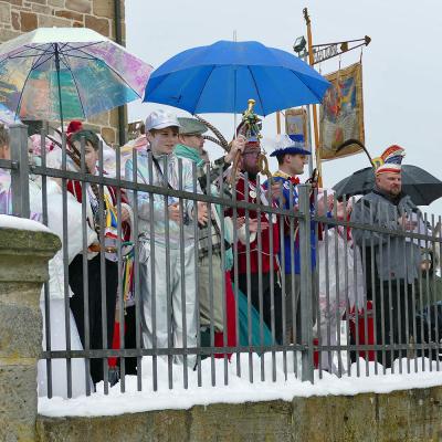 Rathaussturm am Rosenmontag 2026 in Naumburg